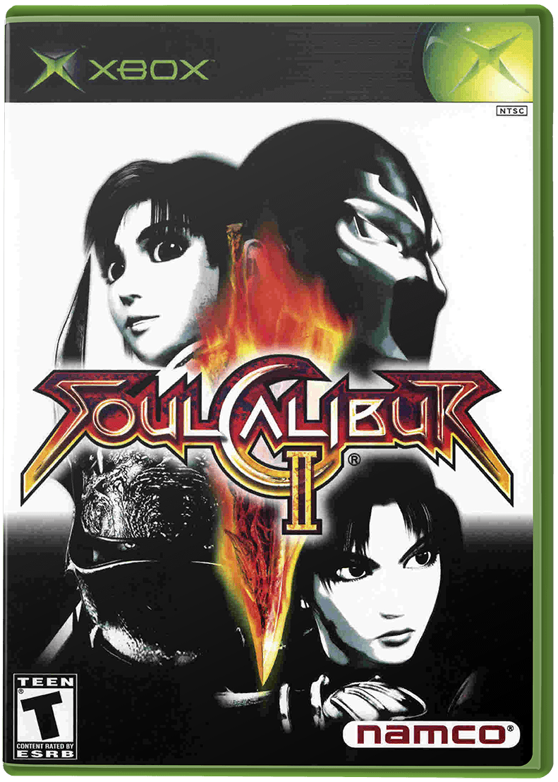 Soul Calibur II box art for Xbox